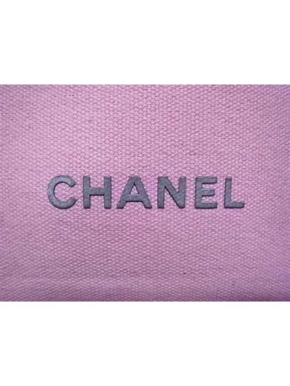 Chanel CC Logo Canvas Multi Pouch Case Pink - Picture 4 of 4